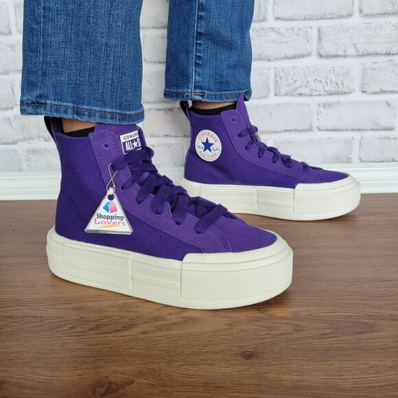 ❤️Converse Chuck Taylor All Star Cruise 7.5 Women Shoes Purple Sneakers A10238C - Picture 3 of 12